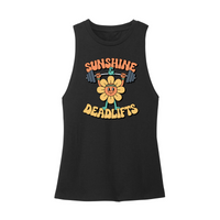 Womens X-Small Black Muscle Tank