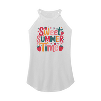 Womens X-Small White Rocker Tank Top