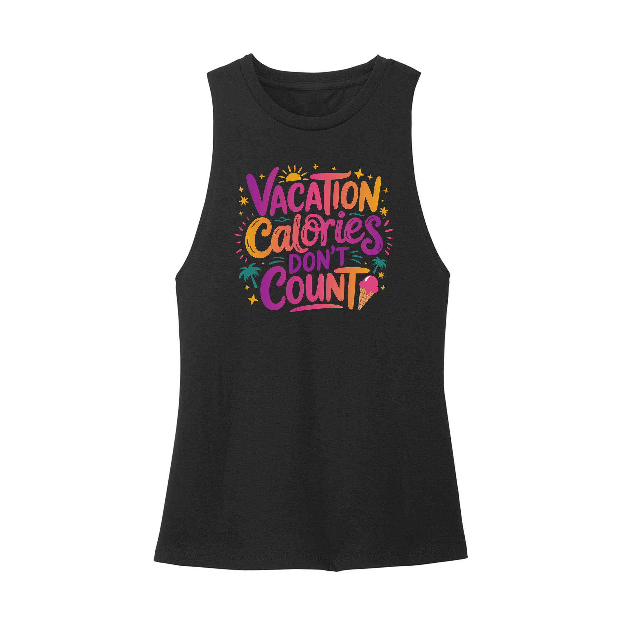 Womens X-Small Black Muscle Tank