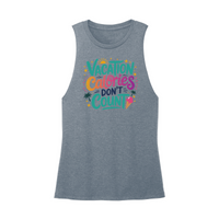 Womens X-Small Teal Muscle Tank