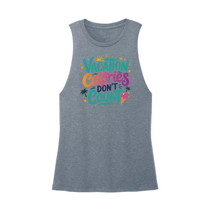 Womens X-Small Teal Muscle Tank