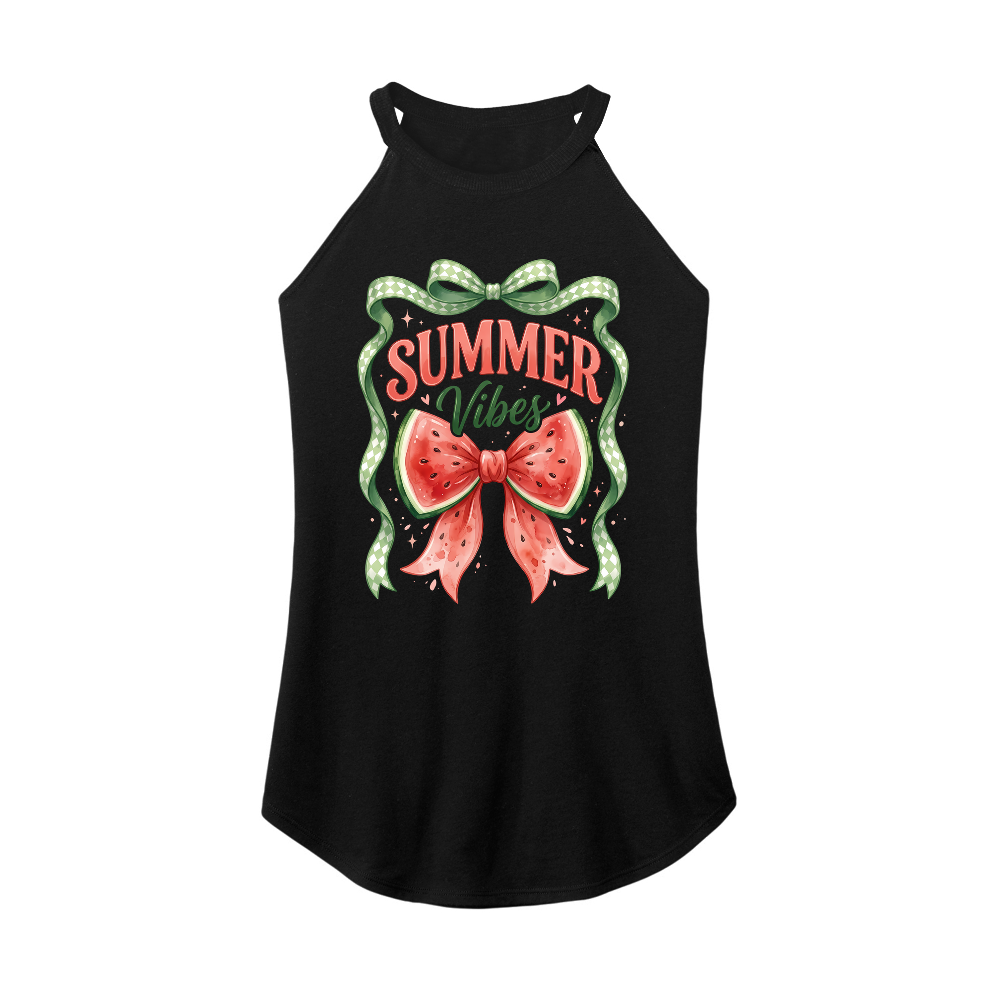 Womens X-Small Black Rocker Tank Top