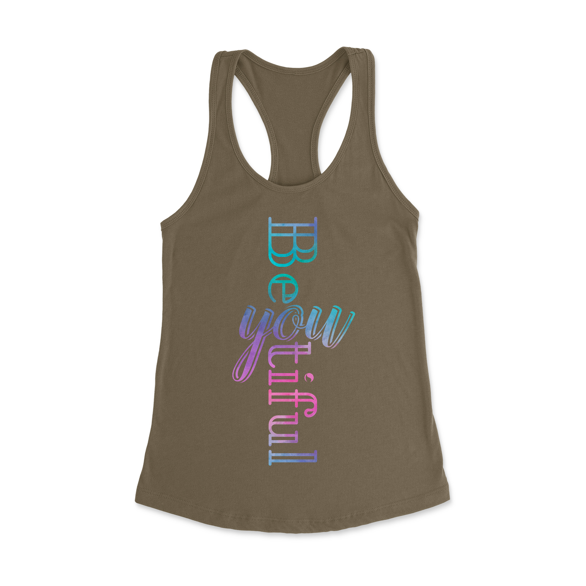 Womens X-Small Military Green Style_Tank Top