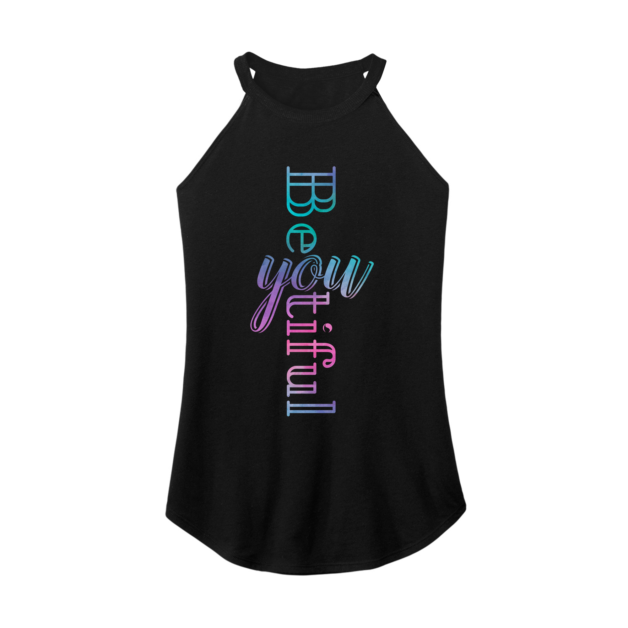 Womens X-Small Black Rocker Tank Top