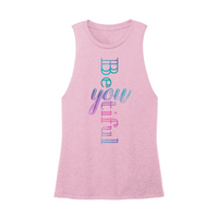 Womens X-Small Light Pink Muscle Tank