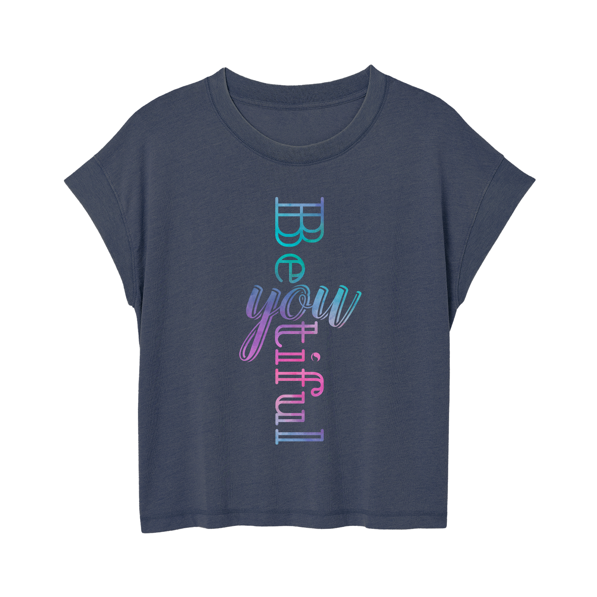 Womens Small Navy Style_T-Shirt