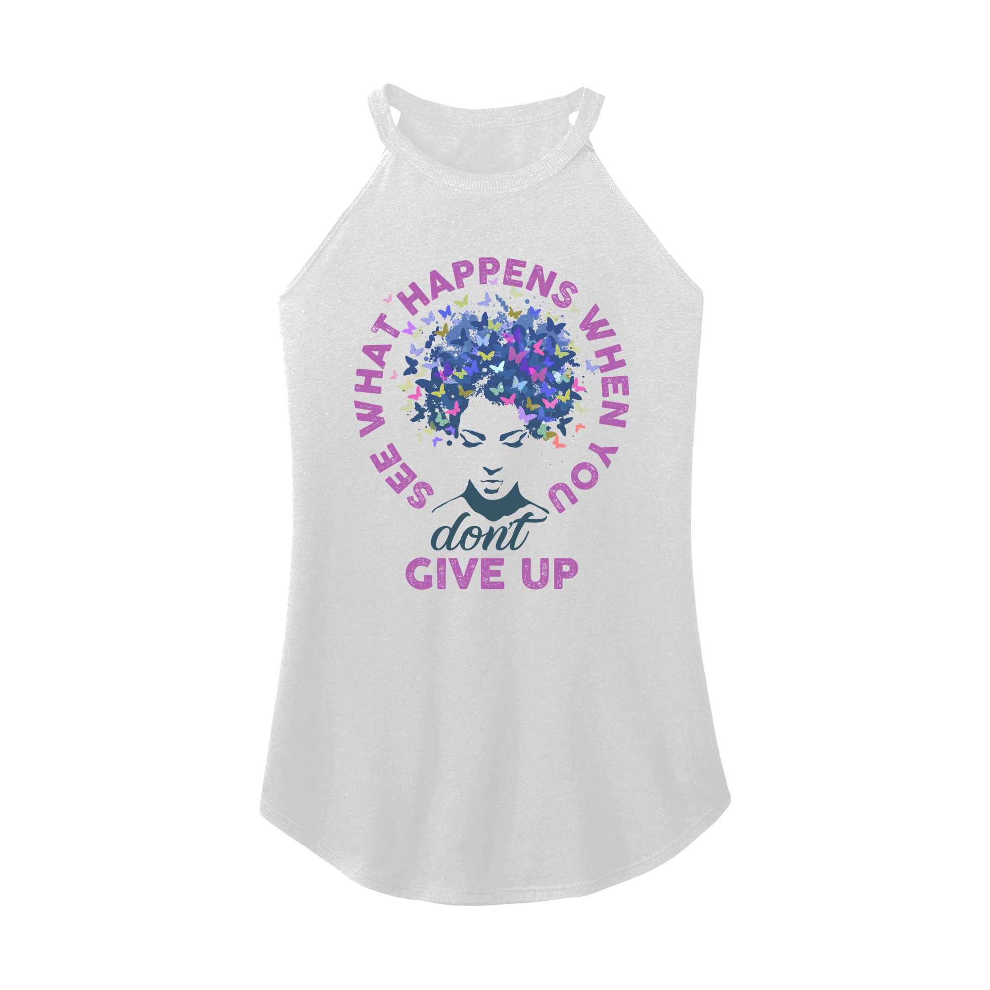 Womens X-Small White Rocker Tank Top