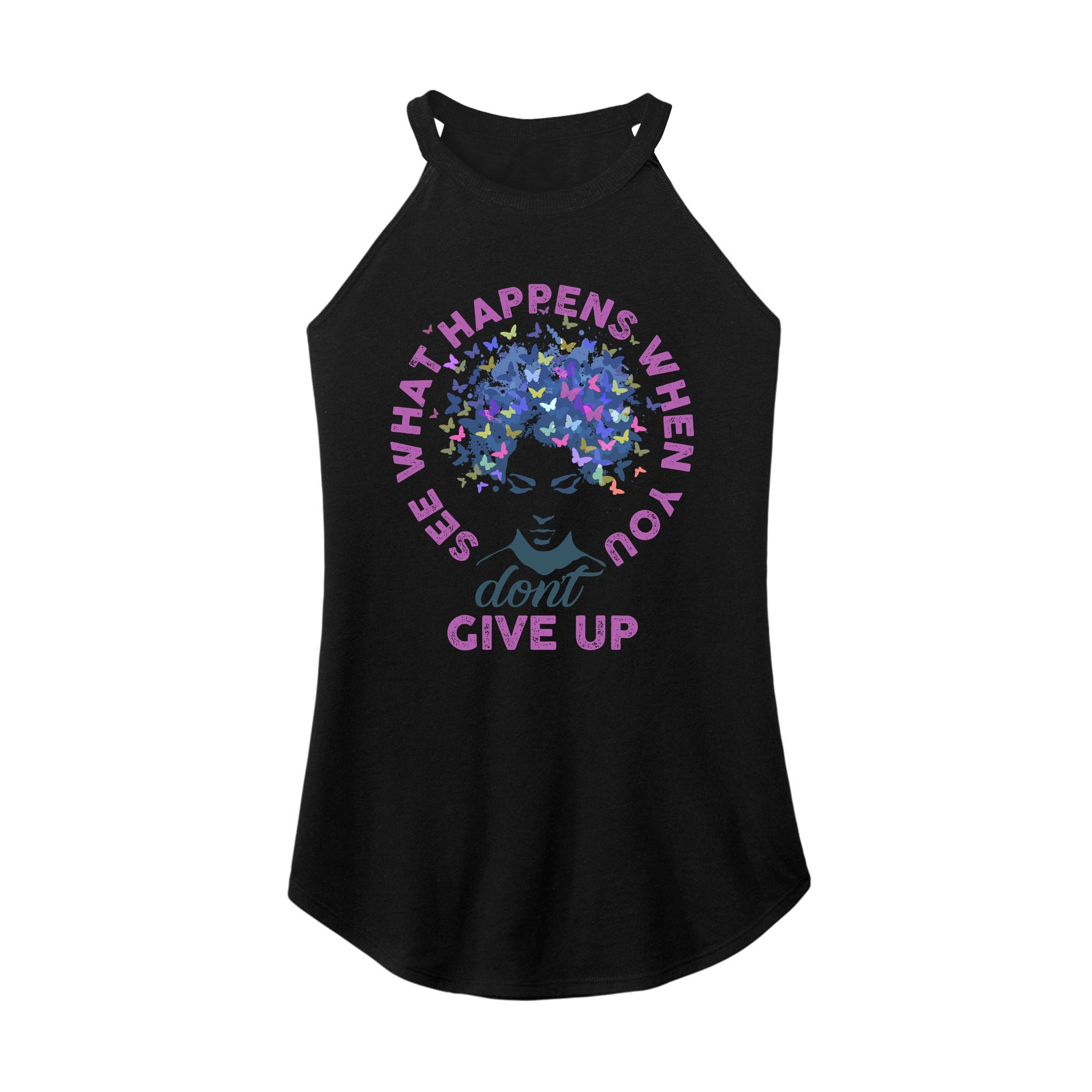 Womens X-Small Black Rocker Tank Top