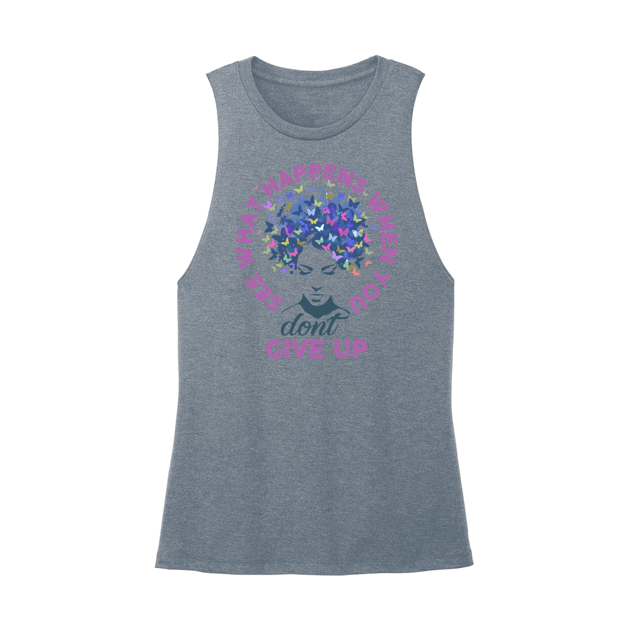 Womens X-Small Teal Muscle Tank