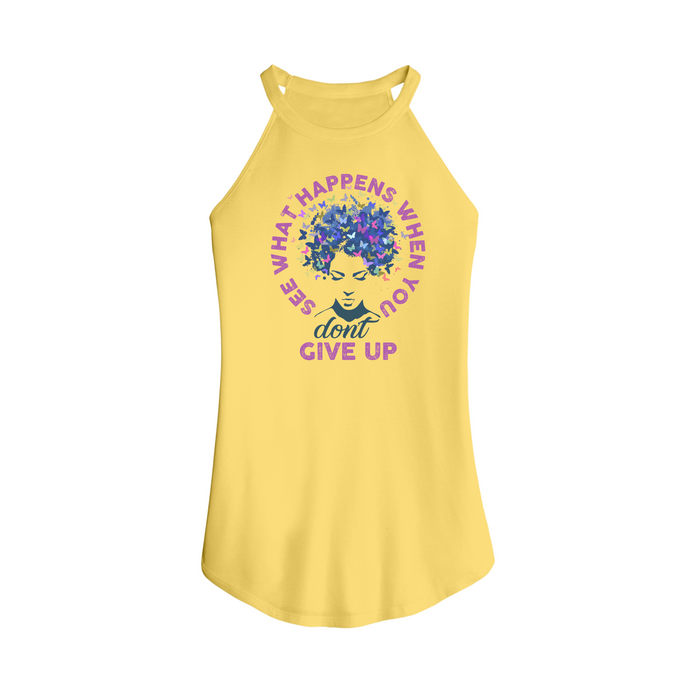 Womens X-Small Yellow Tank Top