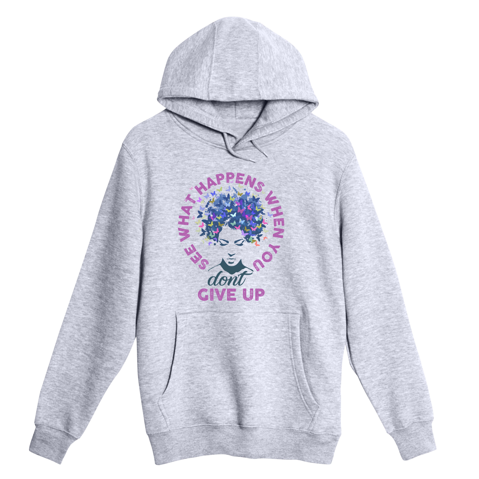 Unisex Small Heather Gray Pullover Hooded Sweatshirt