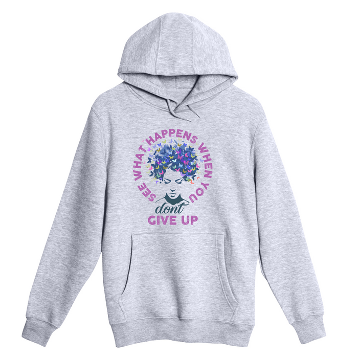 Unisex Small Heather Gray Pullover Hooded Sweatshirt