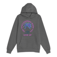 Unisex Small Charcoal Heather Pullover Hooded Sweatshirt