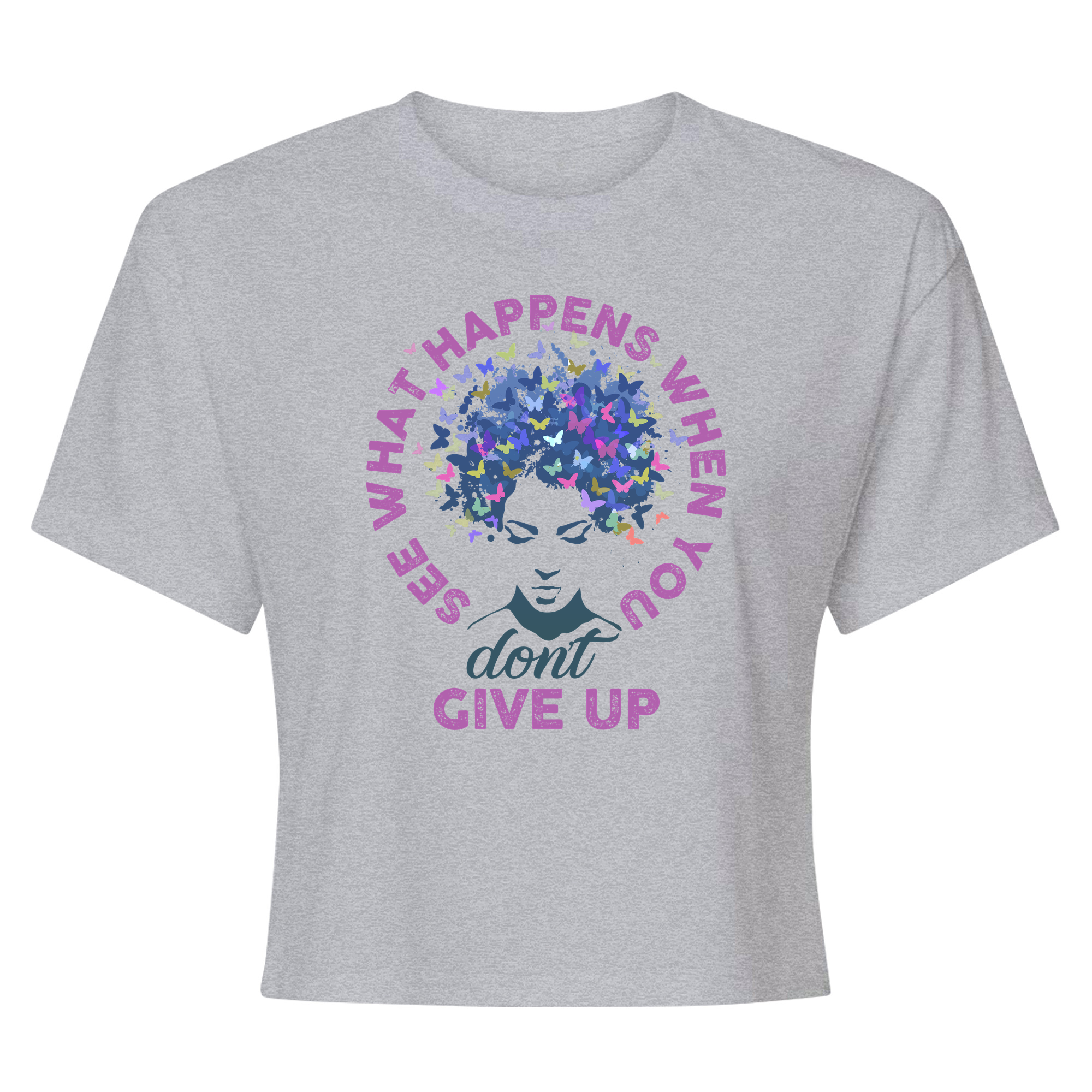 Womens X-Small Heather Gray Style_T-Shirt