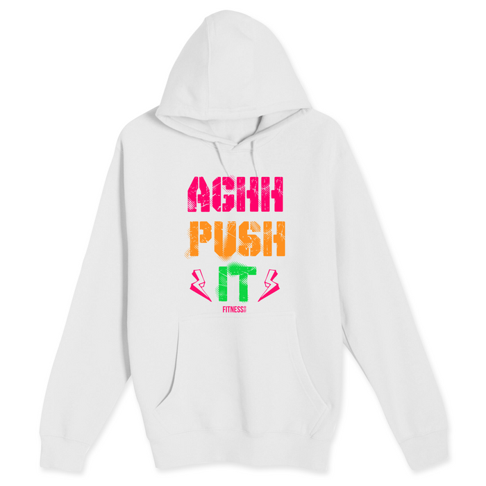 Unisex Small White Pullover Hooded Sweatshirt