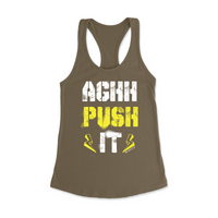 Womens X-Small Military Green Style_Tank Top