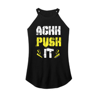 Womens X-Small Black Rocker Tank Top