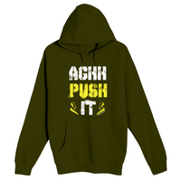 Unisex Small Army Pullover Hooded Sweatshirt