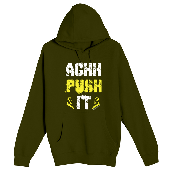 Unisex Small Army Pullover Hooded Sweatshirt