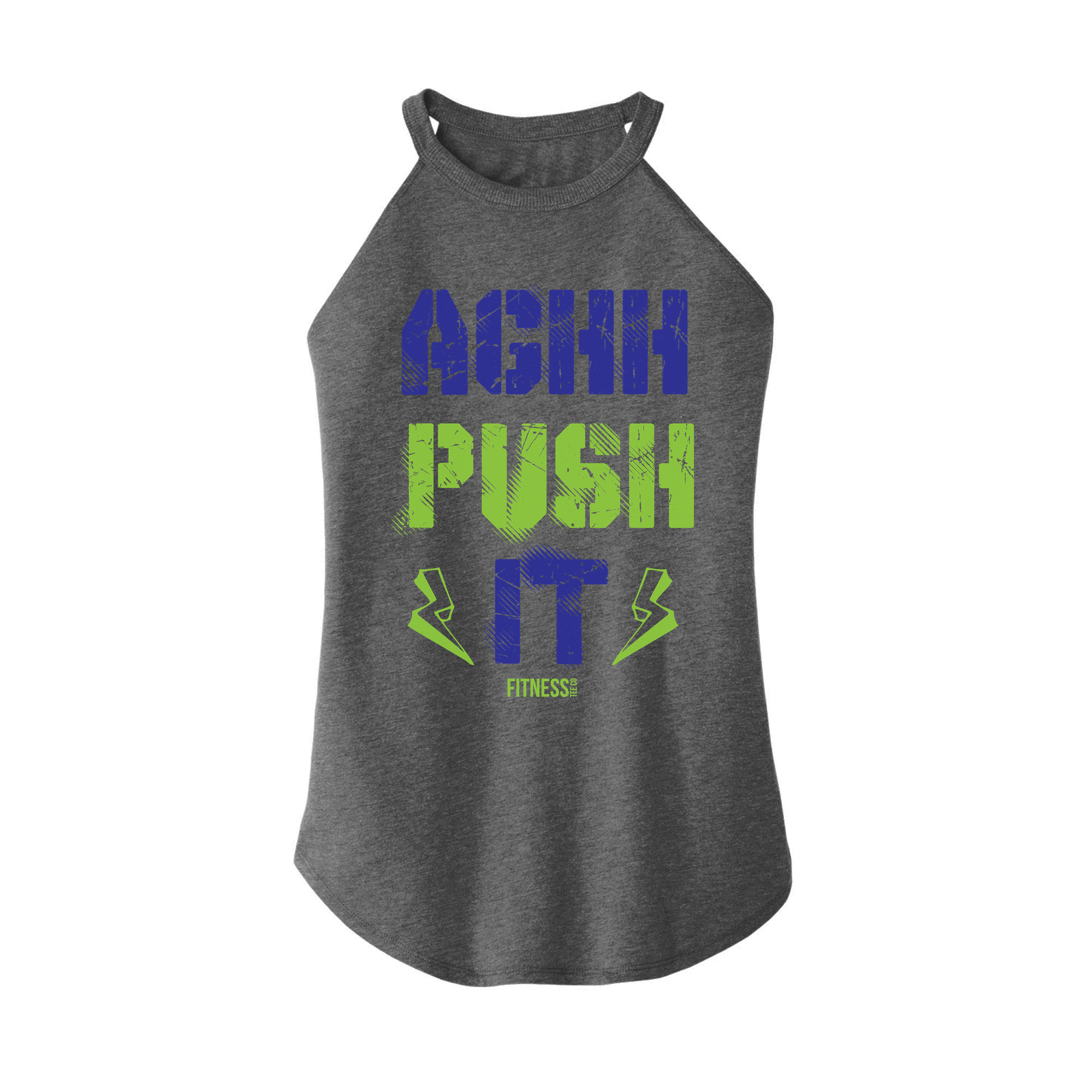 Womens X-Small Grey Rocker Tank Top