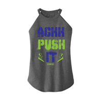 Womens X-Small Grey Rocker Tank Top