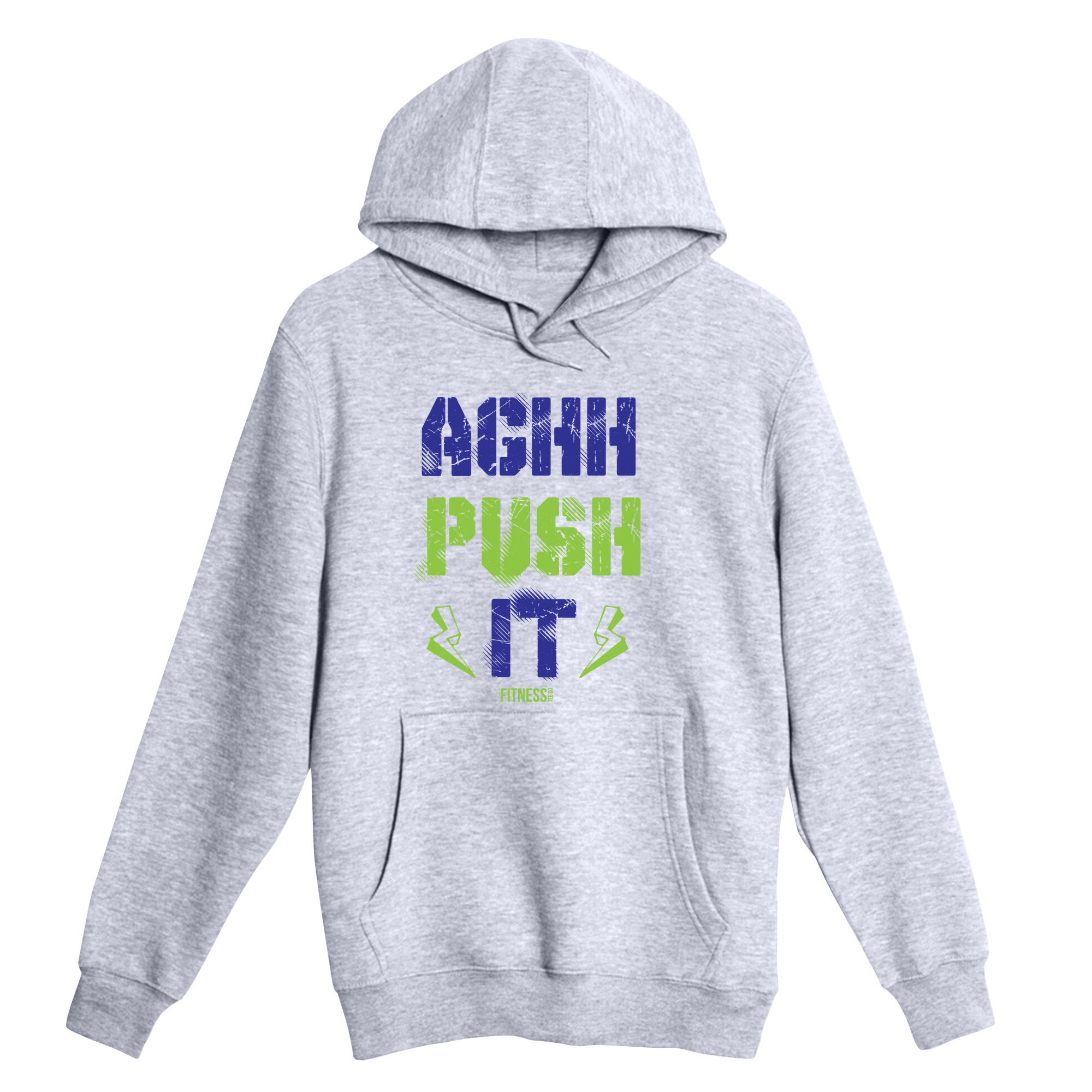 Unisex Small Heather Gray Pullover Hooded Sweatshirt