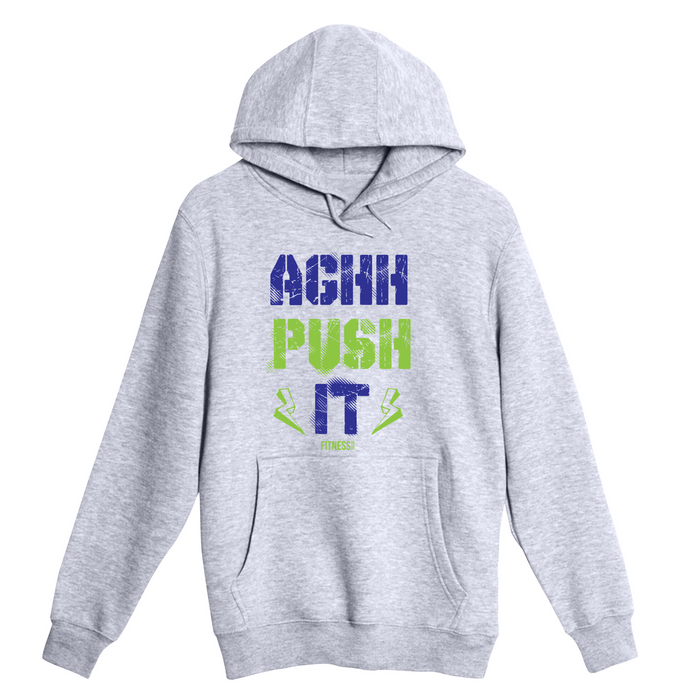 Unisex Small Heather Gray Pullover Hooded Sweatshirt