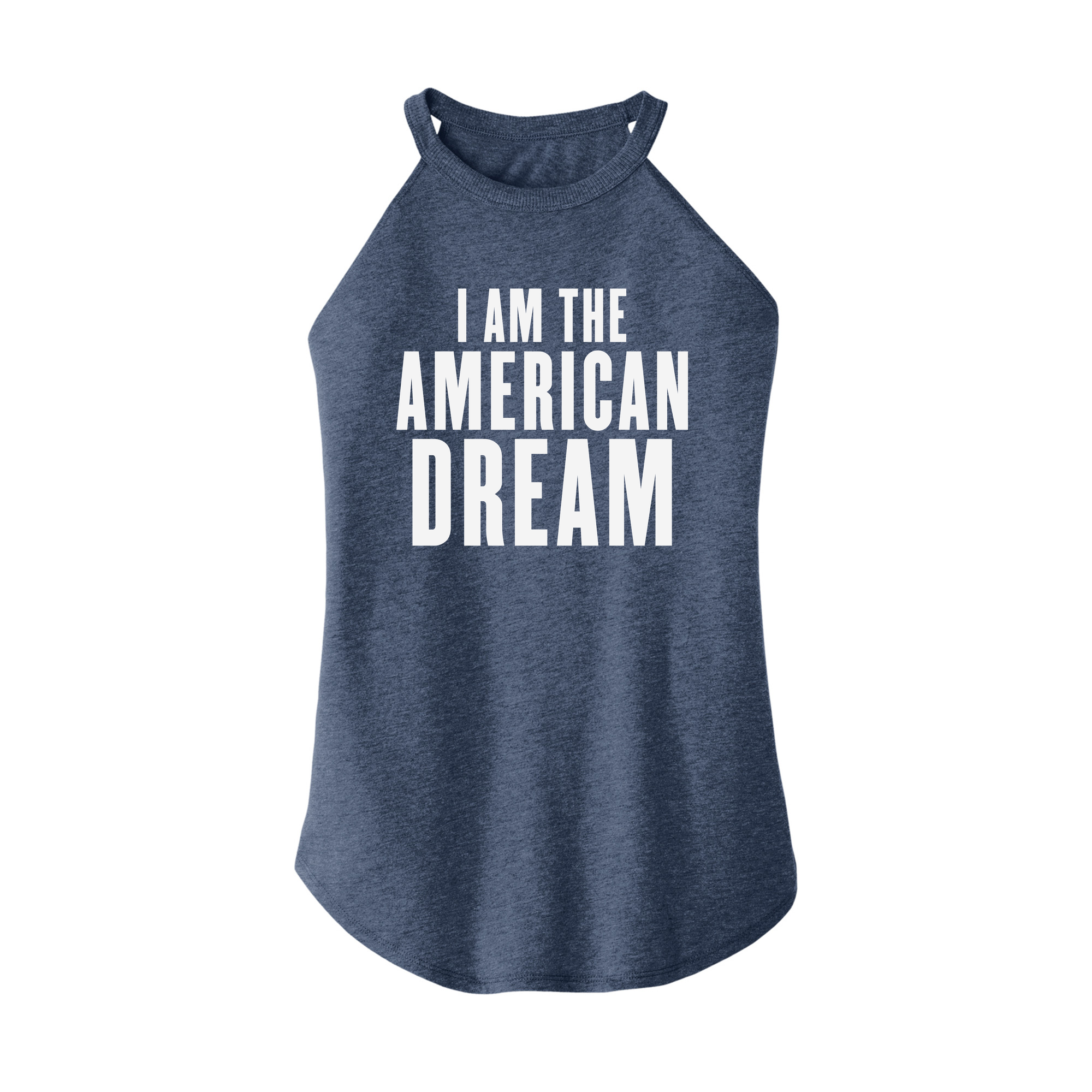 Womens X-Small Navy Heather Rocker Tank Top