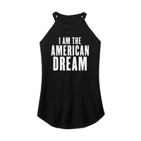 Womens X-Small Black Rocker Tank Top