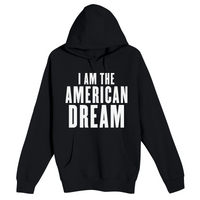 Unisex Small Black Pullover Hooded Sweatshirt