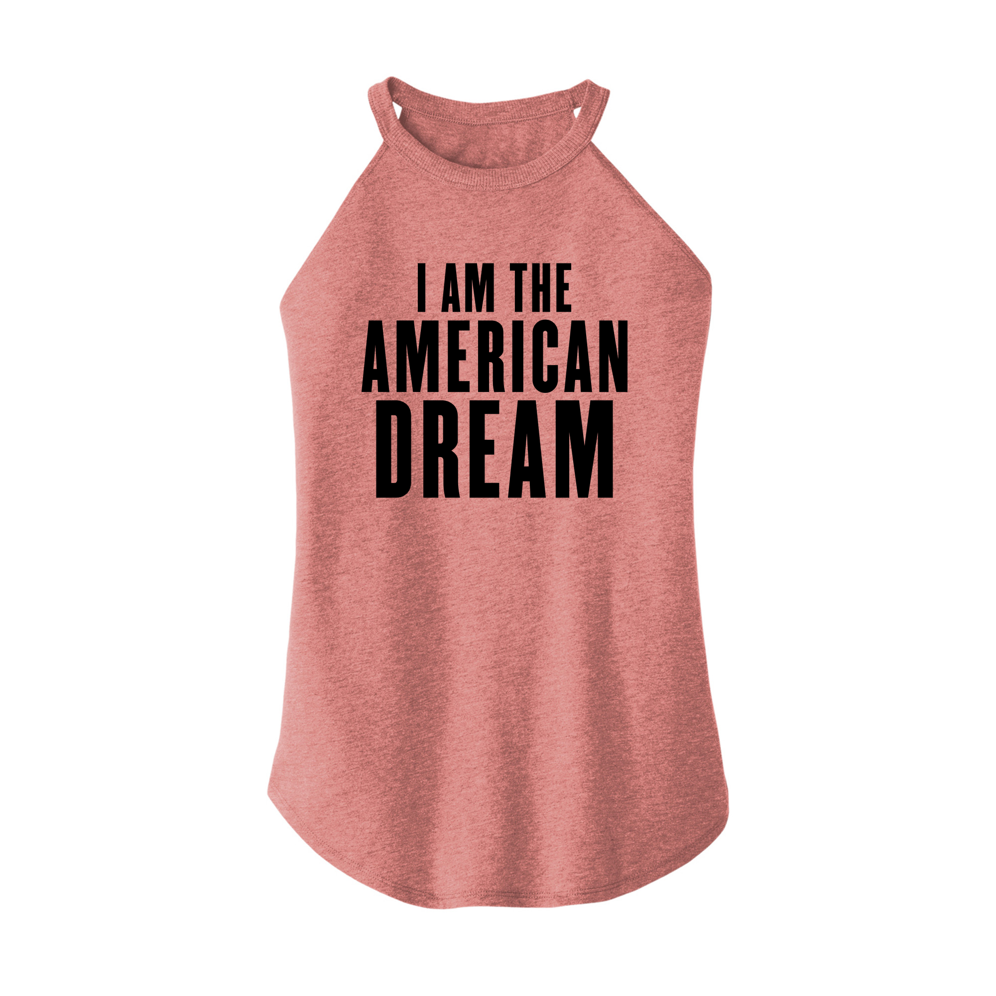 Womens X-Small Light Pink Rocker Tank Top