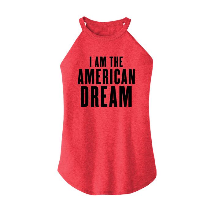 Womens X-Small Red Rocker Tank Top