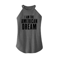 Womens X-Small Grey Rocker Tank Top