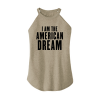 Womens X-Small Sand Rocker Tank Top