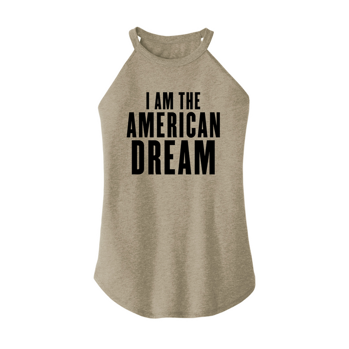 Womens X-Small Sand Rocker Tank Top