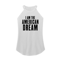 Womens X-Small White Rocker Tank Top