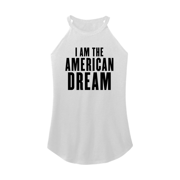 Womens X-Small White Rocker Tank Top