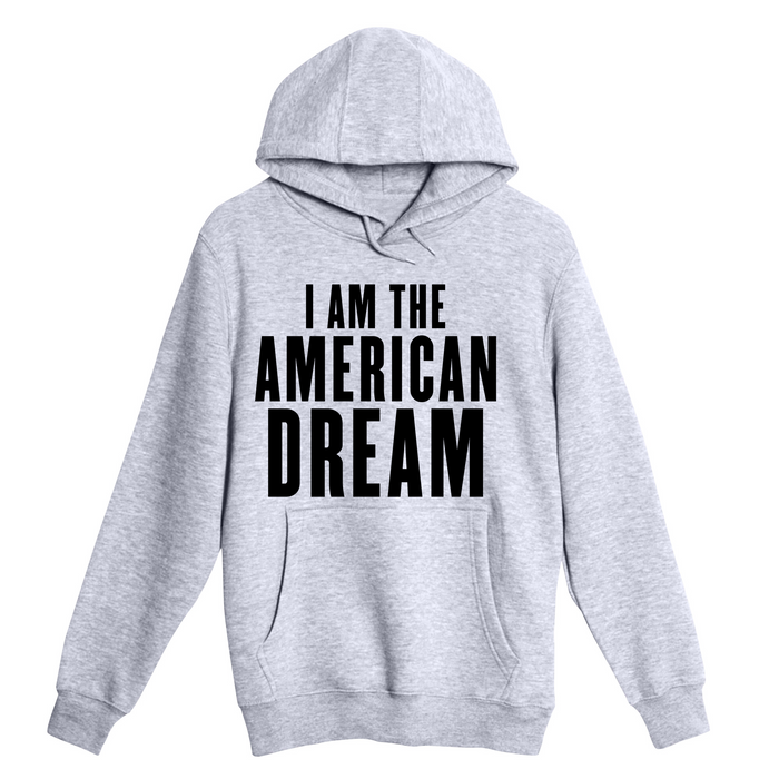 Unisex Small Heather Gray Pullover Hooded Sweatshirt