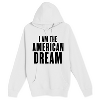 Unisex Small White Pullover Hooded Sweatshirt
