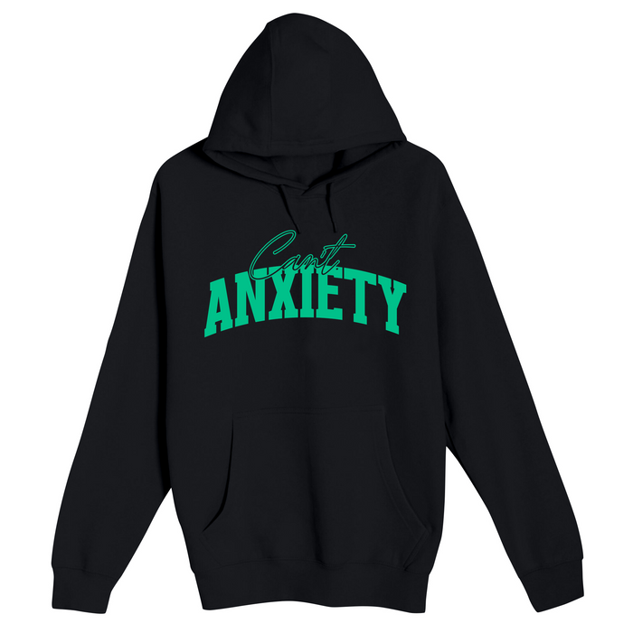 Unisex Small Black Pullover Hooded Sweatshirt