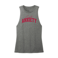 Womens X-Small Dark Gray Muscle Tank