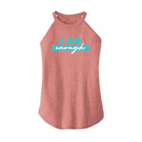Womens X-Small Light Pink Rocker Tank Top