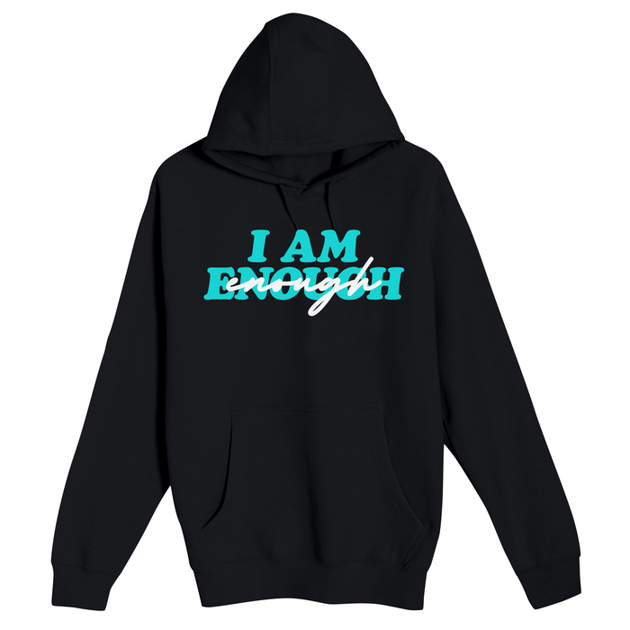 Unisex Small Black Pullover Hooded Sweatshirt