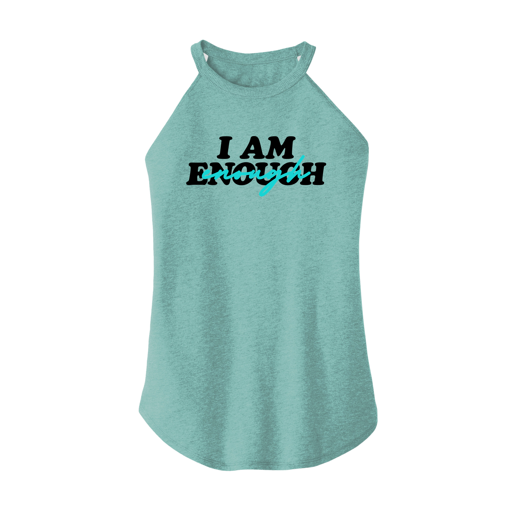 Womens X-Small Teal Rocker Tank Top