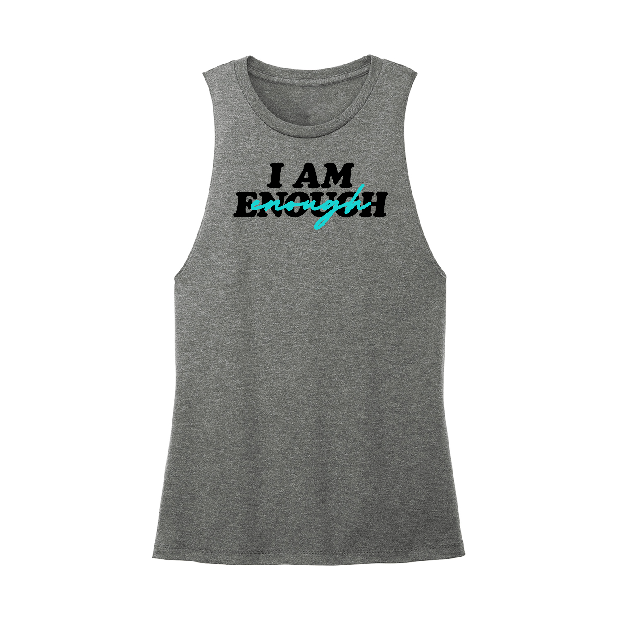 Womens X-Small Dark Gray Muscle Tank