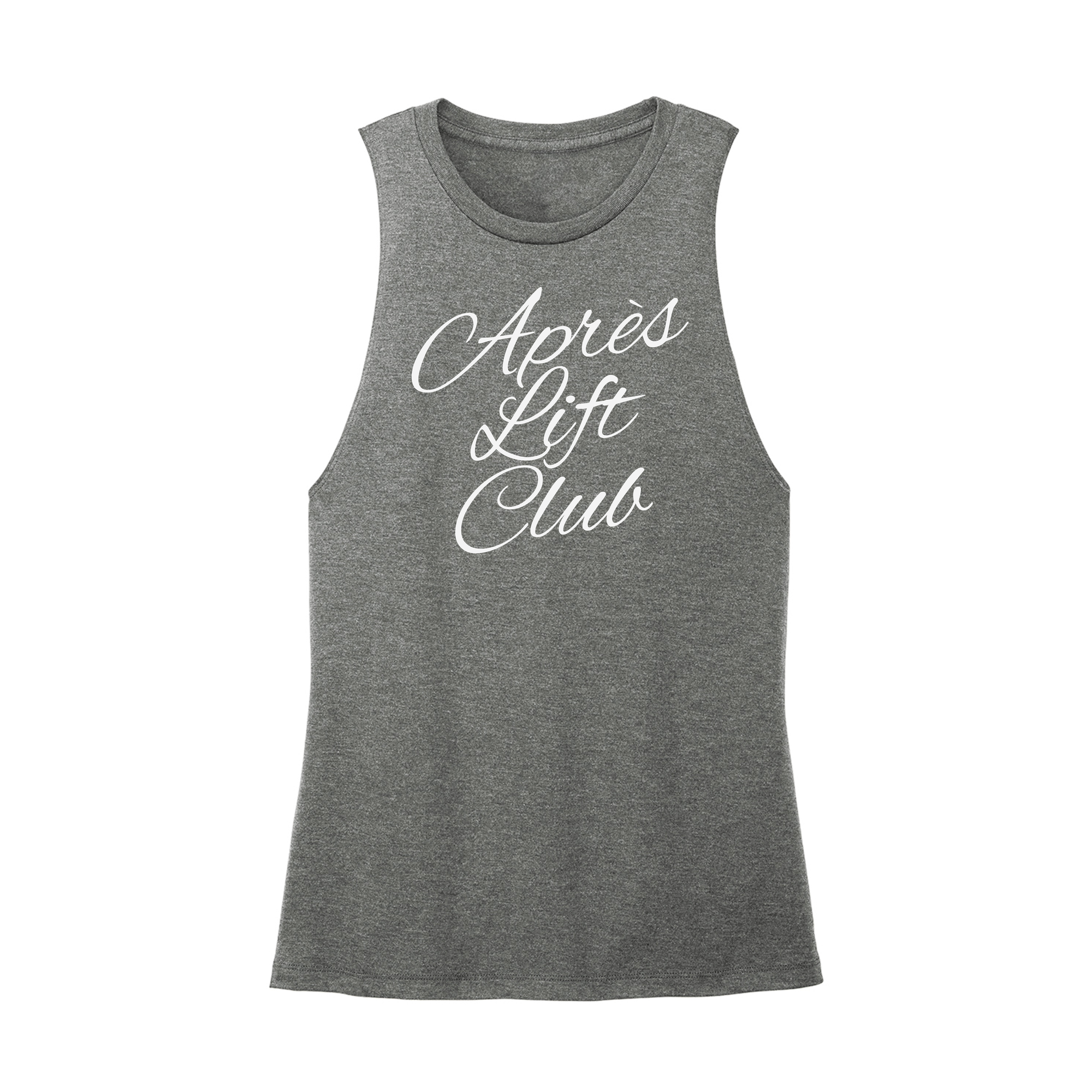 Womens X-Small Dark Gray Muscle Tank