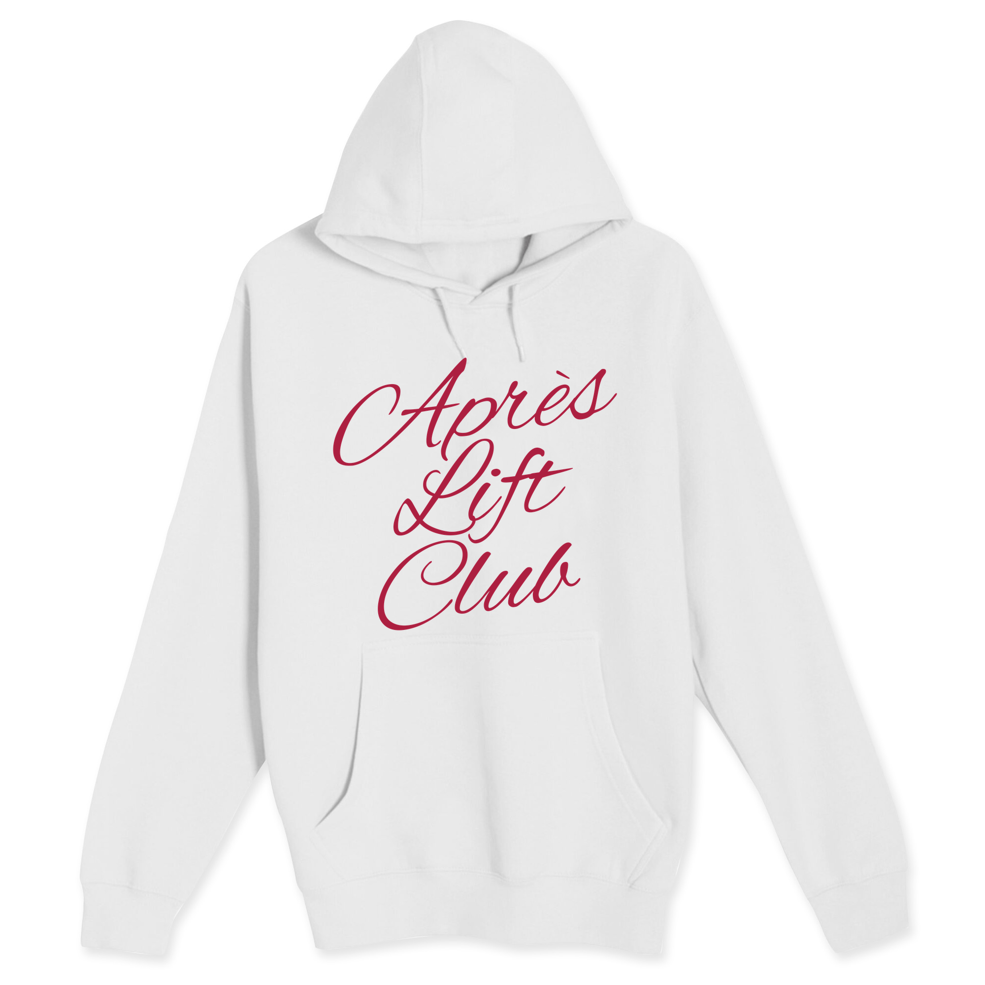 Unisex Small White Pullover Hooded Sweatshirt