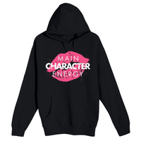 Unisex Small Black Pullover Hooded Sweatshirt