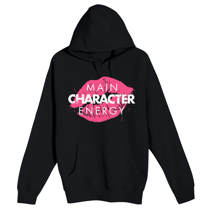 Unisex Small Black Pullover Hooded Sweatshirt