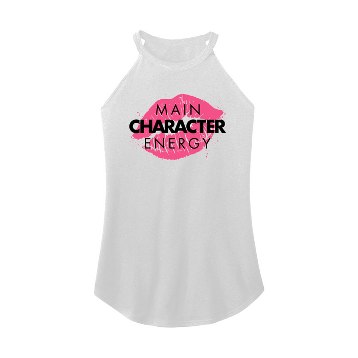 Womens X-Small White Rocker Tank Top